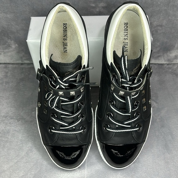 🔥🔥🔥 Robin’s Jeans Men's Nathan Black Sneaker Size: 11🔥🔥🔥 - Picture 3 of 14